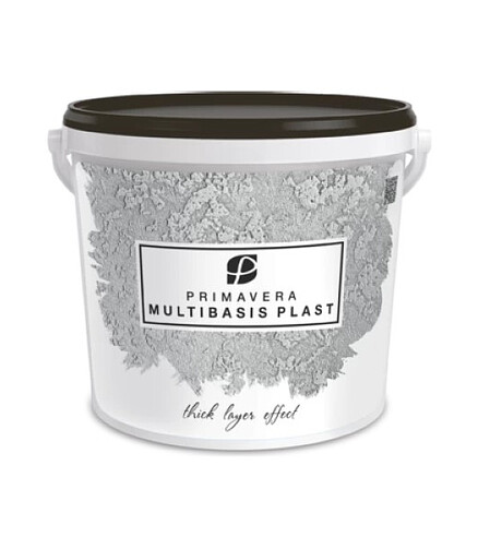 Штукатурка PRIMAVERA декоративная MultiBASIS plast белая, 1л 438x503 в Материке