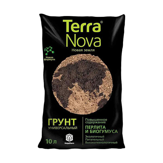 Грунт TERRA NOVA НОВАЯ ЗЕМЛЯ Универсальный (10л)