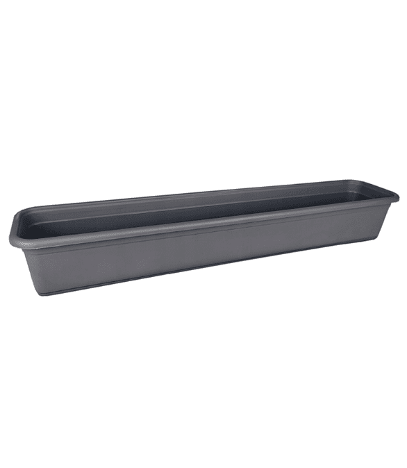 Ящик балконный VENUS Mat Eco Recycled (80x16x13см) пластик антрацит 5185-014 586x674 в Материке