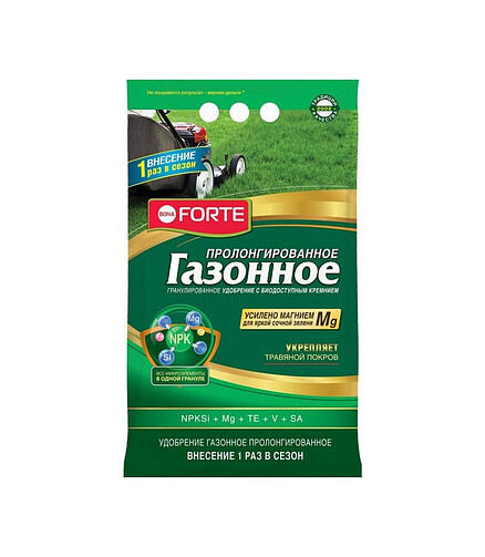 Удобрение BONA FORTE Газонное (5кг) 438x503 в Материке