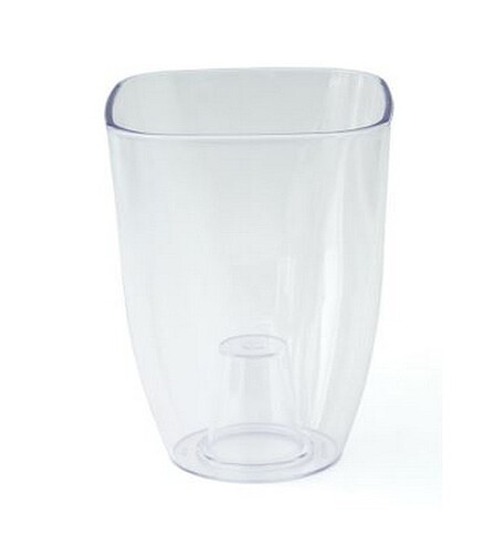 Ваза для орхидей OptimPlast малая (12,5x17см) пластик прозрачный Т3220 438x503 в Материке