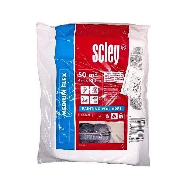 Пленка защитная SCLEY HDPE Medium Flex 10мкм 4х12,5м