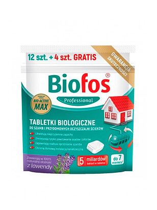 Средство для септиков, очист.станц. Biofos Professional (уп=12шт) +4шт бесплатно 238x286 в Материке