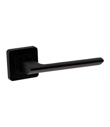 Ручка дверная Code Deco H-22105-A-BLM, черный матовый (уп=2шт) 438x503 в Материке