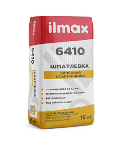 Шпатлевка ILMAX 6410 gypscoat 15кг 238x286 в Материке