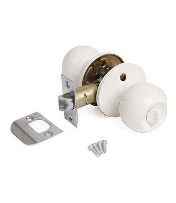 Ручка-защелка (кноб) AVERS 6072-03-W (фиксатор), белый 586x674 Ручка-защелка (кноб) AVERS 6072-03-W (фиксатор), белый 586x674 в Материке