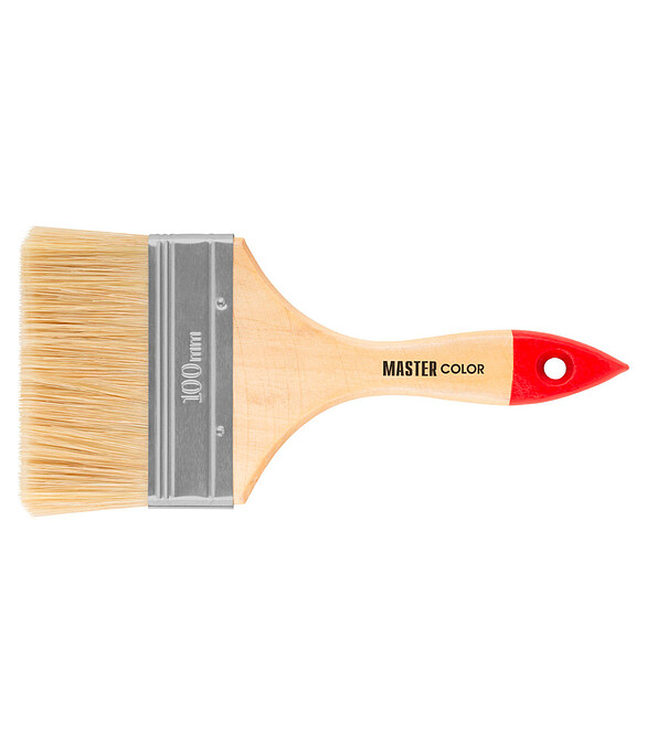 Кисть флейцевая MASTER COLOR 0016 100мм 586x674 Кисть флейцевая MASTER COLOR 0016 100мм 586x674 в Материке