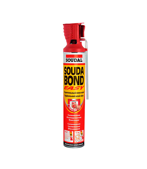 Клей-пена SOUDAL Soudabond Easy Genius Gun строительный полиуретановый, 750мл 586x674 в Материке