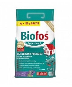 Средство для септиков, очист.станц. Biofos Professional (1кг+150г) пакет