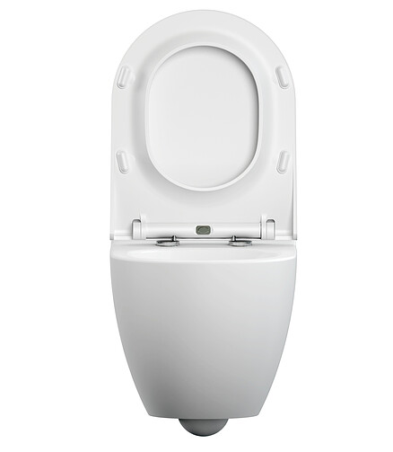 Унитаз 64824 BRASKO SMART CLEAN ON подвесной с сиденьем DPL SLIM EO 438x503 в Материке - Вариант 3