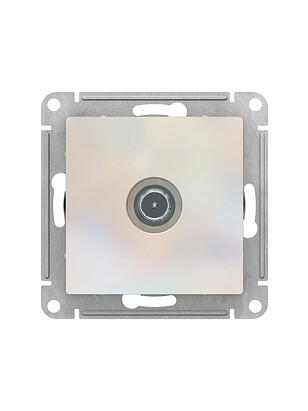Розетка ТВ SE ATLAS Design ATN000491 жемчуг 238x286 в Материке