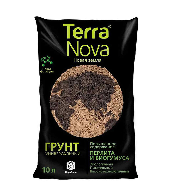 Грунт TERRA NOVA НОВАЯ ЗЕМЛЯ Универсальный (10л) 586x674 Грунт TERRA NOVA НОВАЯ ЗЕМЛЯ Универсальный (10л) 586x674 в Материке