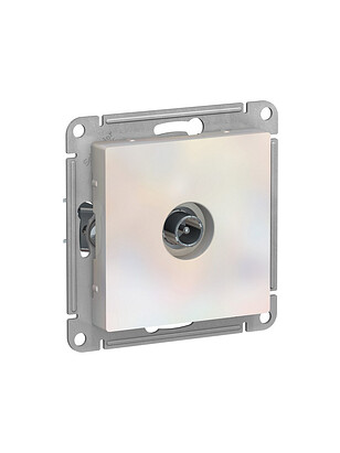 Розетка ТВ SE ATLAS Design ATN000491 жемчуг 238x286 в Материке - Вариант 2
