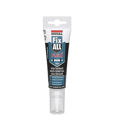 Клей-герметик SOUDAL Fix All Flexi белый, 125мл 438x503 в Материке