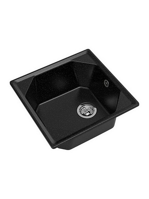 Мойка GRANFEST GF-U-500 500x500мм иск.мрамор-черный (сифон в комплекте) 495x660 Мойка GRANFEST GF-U-500 500x500мм иск.мрамор-черный (сифон в комплекте) 495x660 в Материке