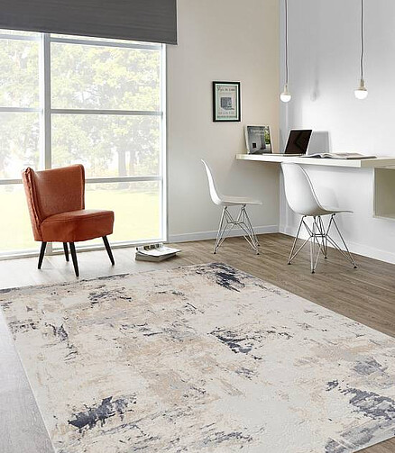 Ковер ALLURE 15435A Grey/Cream 120*170 438x503 в Материке - Вариант 2