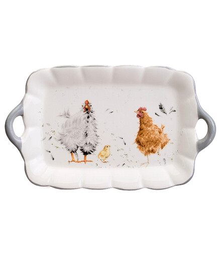 Блюдо керам. Lefard Funny hens 358-2291 23,5х14х2,5см 438x503 в Материке