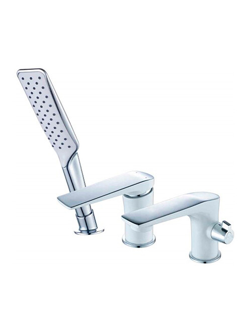 Смеситель ALLEGRO LM5945CW (врезной для ванны, на 3-и отверстия) хром-белый 495x660 Смеситель ALLEGRO LM5945CW (врезной для ванны, на 3-и отверстия) хром-белый 495x660 в Материке
