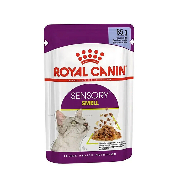 Корм для кошек Royal Canin Sensory Smell кусочки в желе (85г) 620x620 в Материке