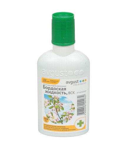Бордоская жидкость AVGUST фунгицид (100г) 438x503 в Материке