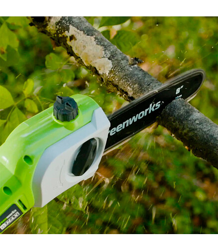 Высоторез без аккум. GREENWORKS G24PS20 24В 438x503 в Материке - Вариант 4