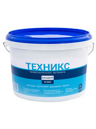 Краска ТЕХНИКС Фасад Ф-2002P шоколад, 3кг 238x286 в Материке