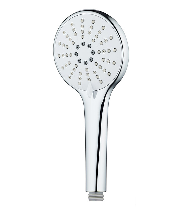 Лейка для душа ESKO SSP753 d110мм 3 функции форсунки Self-Clean Device 586x674 Лейка для душа ESKO SSP753 d110мм 3 функции форсунки Self-Clean Device 586x674 в Материке
