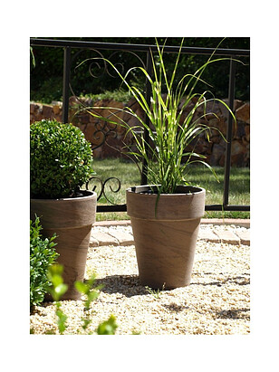 Горшок BASALT XL (26x31см) терракота коричневый T-143-025-26-P 238x286 в Материке - Вариант 2