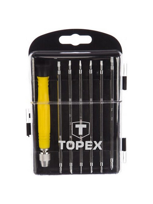 Набор отверток прециз. TOPEX 39D551 7пр. 495x660 Набор отверток прециз. TOPEX 39D551 7пр. 495x660 в Материке