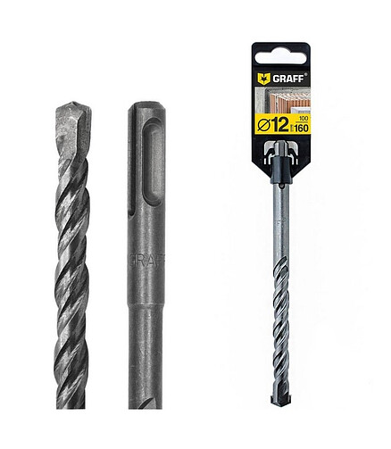 Сверло SDS+ GRAFF 12х100х160мм 438x503 в Материке