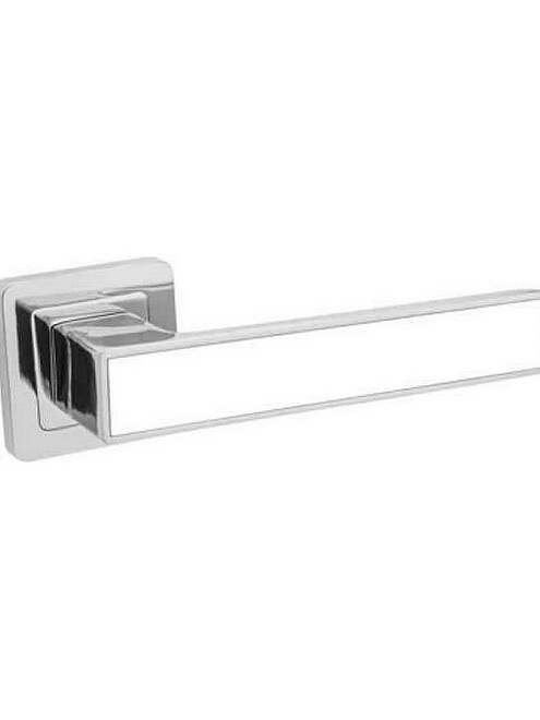 Ручка дверная Code Deco H-22111-A-CR/W, хром/белый (уп=2шт) 495x660 Ручка дверная Code Deco H-22111-A-CR/W, хром/белый (уп=2шт) 495x660 в Материке