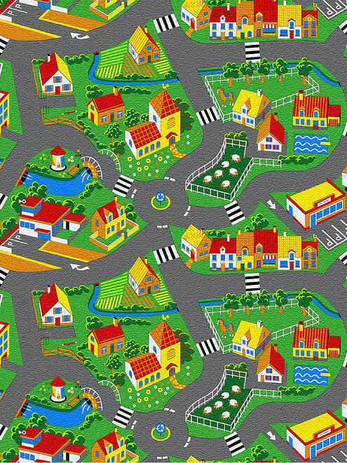 Ковровое покрытие LITTLE VILLAGE 90, 3м 495x660 Ковровое покрытие LITTLE VILLAGE 90, 3м 495x660 в Материке