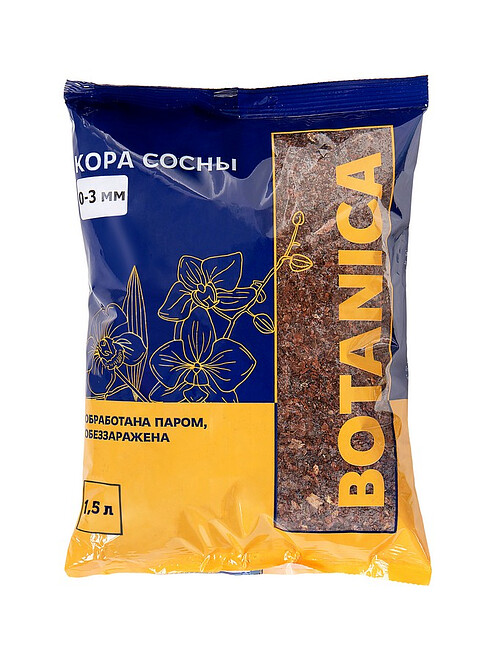Кора сосновая Botanica 0-3мм (1,5л) 495x660 Кора сосновая Botanica 0-3мм (1,5л) 495x660 в Материке
