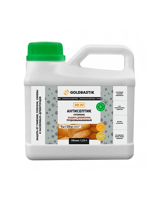 Антисептик GOLDBASTIK BB20 Супербио, 1,25л 495x660 Антисептик GOLDBASTIK BB20 Супербио, 1,25л 495x660 в Материке