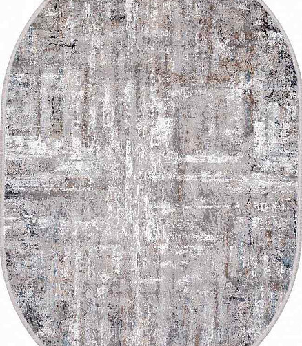 Ковер MODA A0076 Acik Gri 194*290, овал 438x503 в Материке