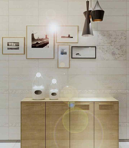 Плитка Beryoza Ceramica САН-РЕМО 25x50см 1,375м2 цвет белый 438x503 в Материке