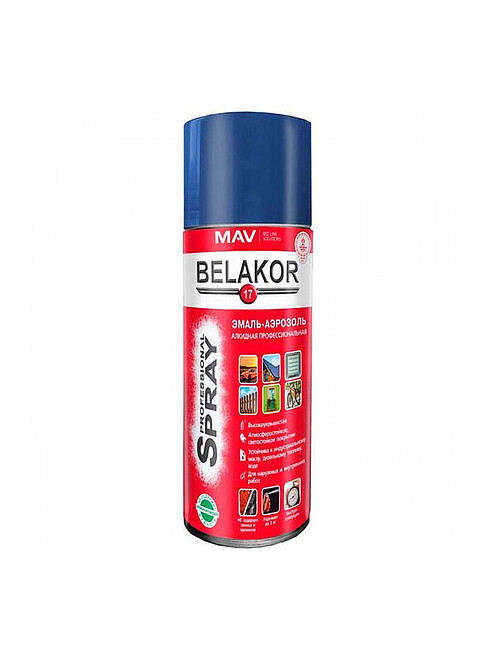 Эмаль аэроз. BELAKOR17 алкид. RAL5010 глянцевая, 520мл 495x660 Эмаль аэроз. BELAKOR17 алкид. RAL5010 глянцевая, 520мл 495x660 в Материке