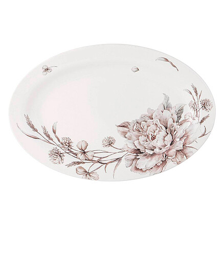 Блюдо фарфор Lefard White flower 415-2125 овальное 26,5х18см 438x503 в Материке