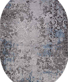 Ковер ARMINA 03852A Blue/Blue 200*290, овал