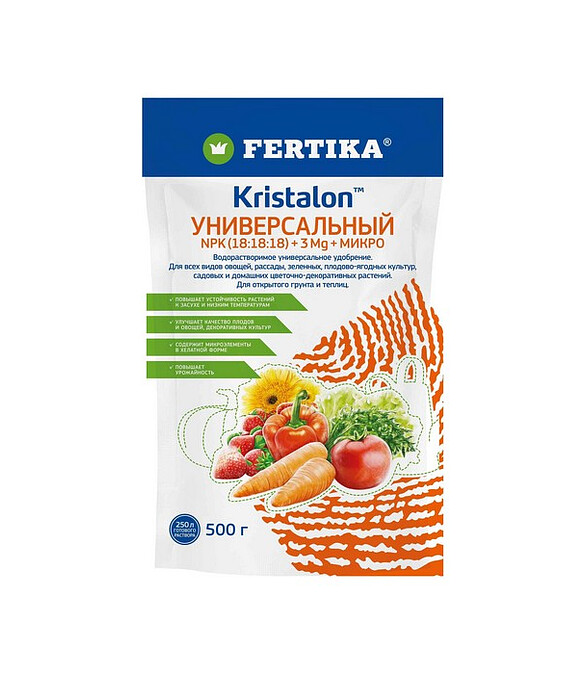 Удобрение FERTIKA Кристалон универсальный, минеральное (500г) 586x674 Удобрение FERTIKA Кристалон универсальный, минеральное (500г) 586x674 в Материке