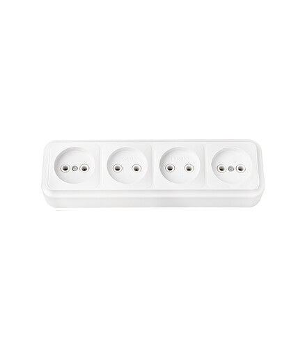 Розетка Bylectrica ПРАЛЕСКА РА16-264 4мест. 438x503 в Материке