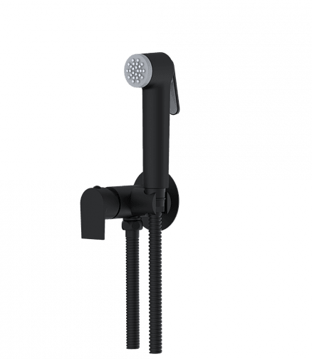 Смеситель BIDET EVO GA042602MB (для биде) встраиваемый, матовый черный 438x503 в Материке