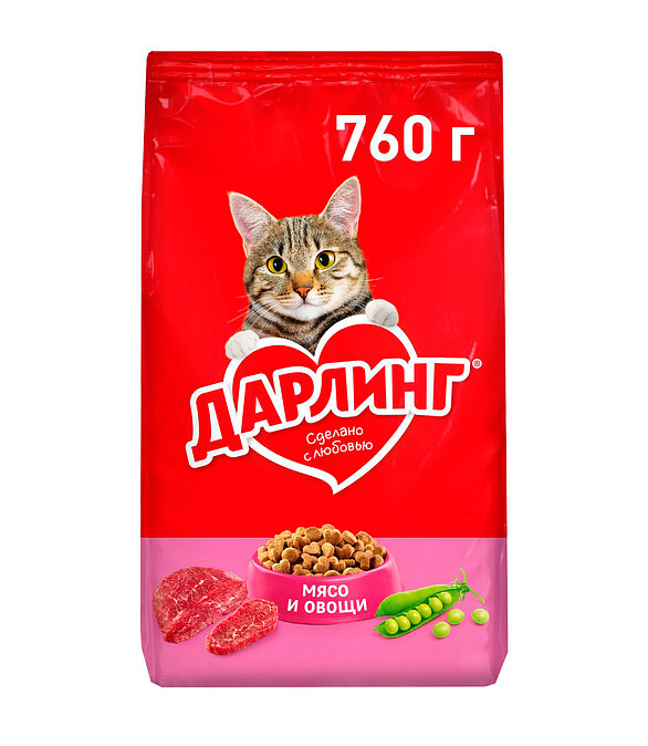 Корм для кошек ДАРЛИНГ мясо, овощи (0,76кг) 586x674 Корм для кошек ДАРЛИНГ мясо, овощи (0,76кг) 586x674 в Материке
