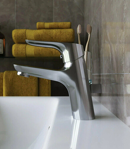 Смеситель NEOSTEEL 3241609SSG (для кухни) гиб. излив, серый, хром 438x503 в Материке - Вариант 3
