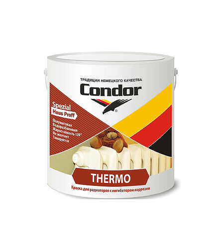 Краска Condor Thermo термостойкая акрил. 0,5кг 438x503 в Материке