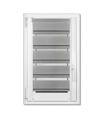 Штора рулонная D&N Rattan mini сер. 80см 438x503 в Материке