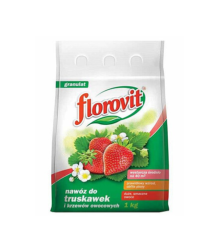 Удобрение FLOROVIT гранул. для Клубники и земляники, мешок (1кг) 438x503 в Материке