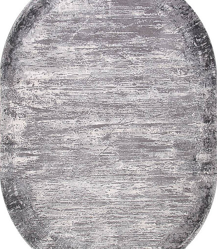 Ковер ARMINA 04040G Grey/Grey 80*150, овал 438x503 в Материке
