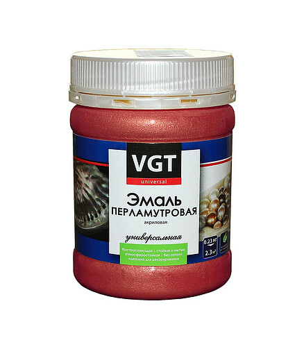 Эмаль VGT металлик гранат, 0,23кг 438x503 в Материке