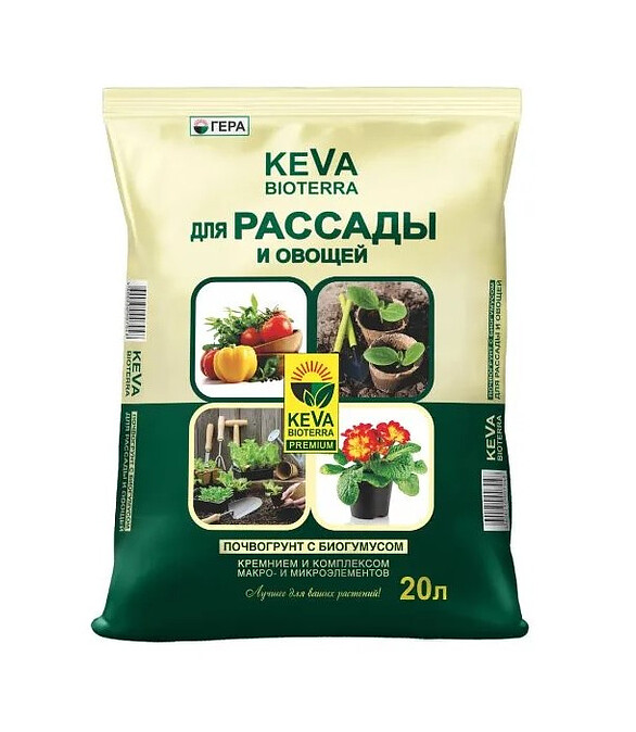 Грунт KEVA BIOTERRA для Рассады и овощей (20л) 586x674 Грунт KEVA BIOTERRA для Рассады и овощей (20л) 586x674 в Материке